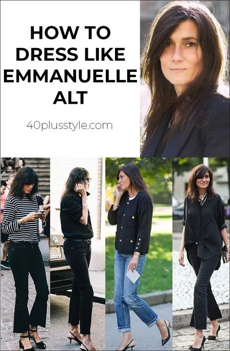 How to dress like Emmanuelle Alt Minimalist Fashion Women Outfits, Emmanuelle Alt Style, French Chic Fashion, Minimalist Moda, French Wardrobe, French Vogue, Emmanuelle Alt, French Women Style, Parisian Chic Style