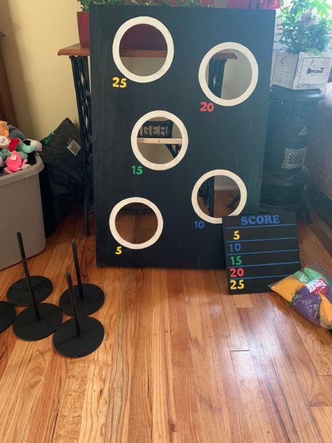 Bean Bag Throw Game, Beanbag Toss Game Diy, How To Make A Bean Bag Toss Game, Bean Bag Toss Game For Toddlers, Bean Bag Toss Game Diy Kids, Diy Bean Bag Toss, Bean Bag Toss Game Diy, Carnival Bean Bag Toss Game Diy, Bean Bag Toss Carnival Game