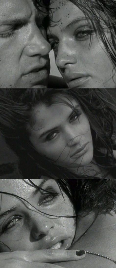 Helena Christensen in the Chris Isaak's videoclip "Wicked Game". Chris Isaak Wallpaper, Ocean Portraits, Helena Christensen 90s, Wicked Game Chris Isaak, Chris Isaak Wicked Game, Helena Christiansen, Rock Couple, Near Dark, Chris Isaak