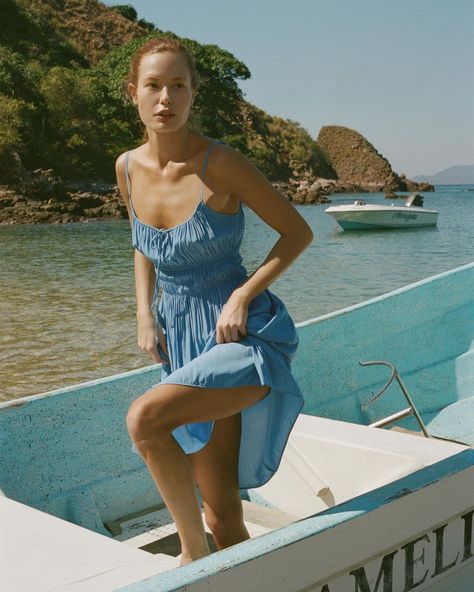 CIAO LUCIA! (@ciao__lucia) • Instagram photos and videos Blue Sundress Outfit, Italy Wardrobe, Blue Dress Summer, Europe Fits, European Cruise, Sundress Blue, Ciao Lucia, Blue Summer Dress, Blue Sundress