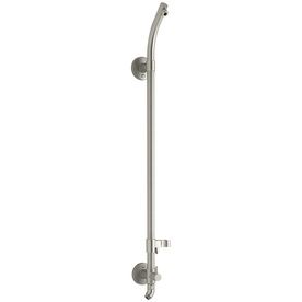 KOHLER Hydrorail Vibrant Brushed Nickel Slide Bar Shower Column, Bathroom Shower Faucets, Shower Installation, Shower Diverter, Shower Columns, Tiny House Bathroom, Faucet Accessories, Slide Bar, Shower Rod