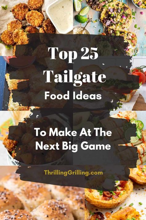 Wvu Tailgate Food, Tailgate Bbq Ideas, Football Tailgate Food Themes, Football Cookout Food, Best Tailgating Recipes, Best Food For Tailgating, Tailgate Main Dish, Hockey Tailgate Ideas, Talegate Food Tailgating