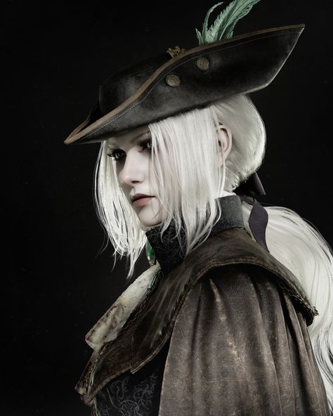 Bloodborne Maria, Bloodborne Cosplay, Lady Maria, Soul Tattoo, Bloodborne Art, Dark Knight Returns, Old Blood, Demon Souls, Dark Souls Art