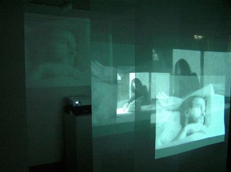 Video Projection Installation, Projection On Fabric, Projector Installation, Photography Installation, Projection Art, Projection Installation, Installation Interactive, Solid Wall, New Media Art