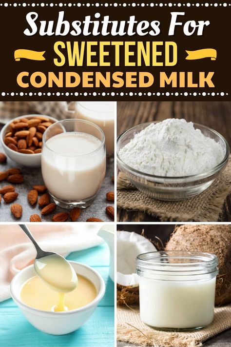 Try these sweetened condensed milk substitutes when you've run out. With dairy and non-dairy options alike, you'll find the best replacements for your needs. Condensed Milk Substitute, Homemade Pantry, Dairy Desserts, Ingredient Substitutions, Grilled Seafood, Homemade Hot Chocolate, No Dairy Recipes, Canned Coconut Milk, Reduce Food Waste