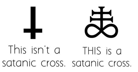 The Cross of St. Peter is an inverted Latin cross traditionally used as a Christian symbol. It is believed that Peter requested this form of crucifixion as he felt he was unworthy to be crucified in the same manner that Jesus died. As such, some Catholics use this cross as a symbol of humility and unworthiness in comparison to Jesus. Humour, Satanic Cross, Alchemical Symbols, The Satanic Bible, Upside Down Cross, Alchemic Symbols, Creepy Stuff, Spiritual Stuff, Tarot Meanings