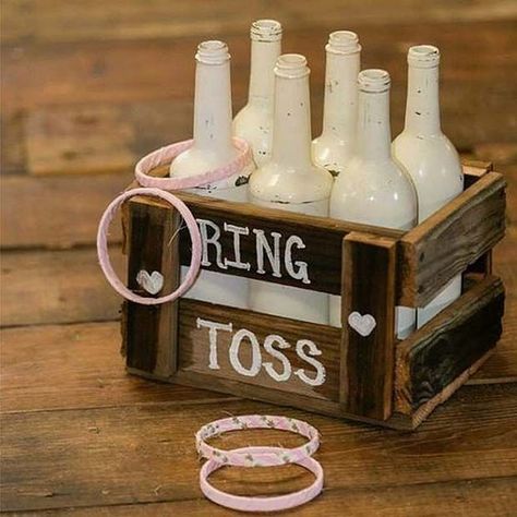 Reception Games, Wedding Reception Games, Ring Toss, Wedding Activities, Bachelorette Party Games, Wedding Entertainment, Wedding Games, Rustic Country Wedding, Wedding Cake Designs