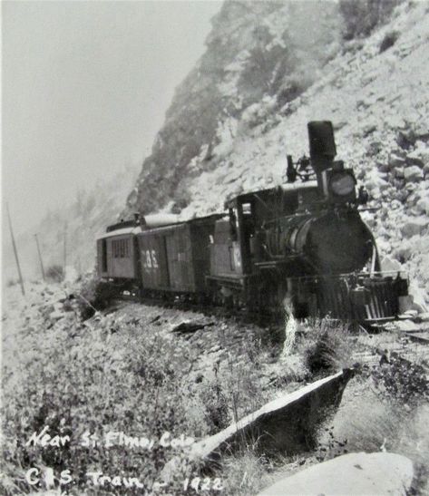 Near St Elmo Colorado Mines, Colorado Railroad, Vintage Railroad, Southwest Colorado, Abandoned Train, Scenic Railroads, Railroad History, Ho Trains, Railroad Photos