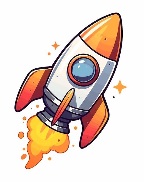 Rocket vectors, photos and PSD files | Free download Rocketship Drawing, Rocket Ship Drawing, Space Rocket Illustration, Cartoon Rocket Ship, Space Illustration Art, Astronaut Doodle, Spaceship Cartoon, Rocket Png, Rocket Sticker