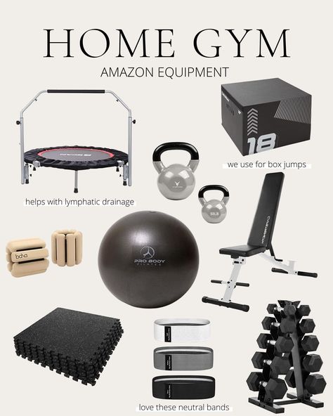 Workout At Home Equipment, Home Gym Weight Rack, Dance Equipment At Home, At Home Gym Essentials, Home Gym Necessities, Gym Equipment Aesthetic, At Home Weights, Bala Bands, At Home Workout Equipment