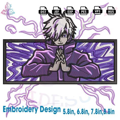 Gojo Satoru Overpowered Embroidery Design Jujutsu Kaisen Anime Check more at https://hadesus.com/product/gojo-satoru-overpowered-embroidery-design-jujutsu-kaisen-anime-04032024ani68/ Mickey Embroidery, Jujutsu Kaisen Anime, Gojo Satoru, Embroidery Files, Jujutsu Kaisen, Jujutsu, Embroidery Design, Embroidery Designs, Gucci