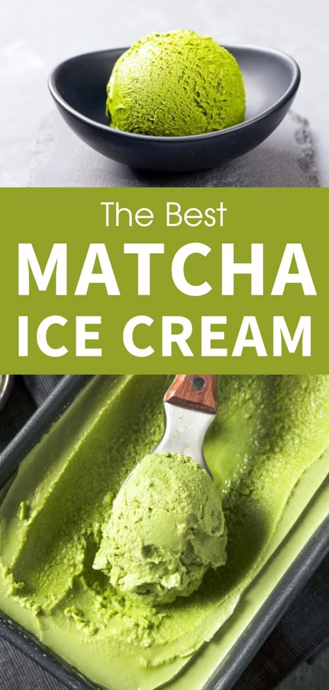 Vegan Matcha Ice Cream Recipe, How To Make Matcha Ice Cream, Homemade Matcha Ice Cream, Matcha Green Tea Ice Cream, Ninja Creami Matcha Ice Cream, Quick Ice Cream Recipe, Matcha Gelato, Recipes With Matcha, Matcha Nice Cream