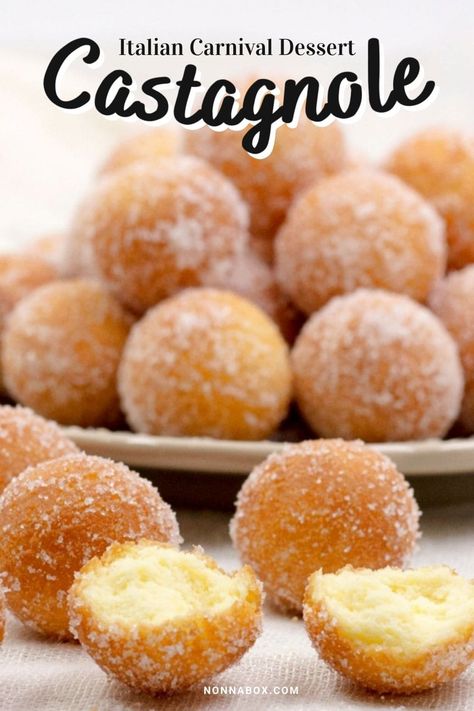 Foods To Fry Deep Frying, Deep Fried Dough, Best Fried Food Recipes, Flodeboller Recipe In English, Deep Fried Desserts Fair Foods, Deep Frying Recipes, Fried Dessert Recipes, Italian Donuts Recipe, Deep Fried Donut Recipe