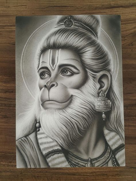 Bajrangbali Hanuman Sketch, Hanuman Ji Art Sketch, Hanuman Ji Portrait, Hanuman Sketch Pencil, Hanuman Ji Sketch Pencil, Drawing Of Hanuman Ji, Hanuman Sketch Art, Hanuman Ji Drawing Sketch, Hanuman Drawing Sketch