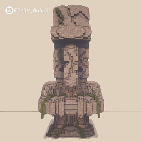 Cool Things To Build In Minecraft Easy, Villager Statues Minecraft, Minecraft Mega Base Ideas Survival, Megabase Ideas, Minecraft Statues Blueprints, Minecraft Medieval Builds, Statues Minecraft, Statue Minecraft, Minecraft Statue