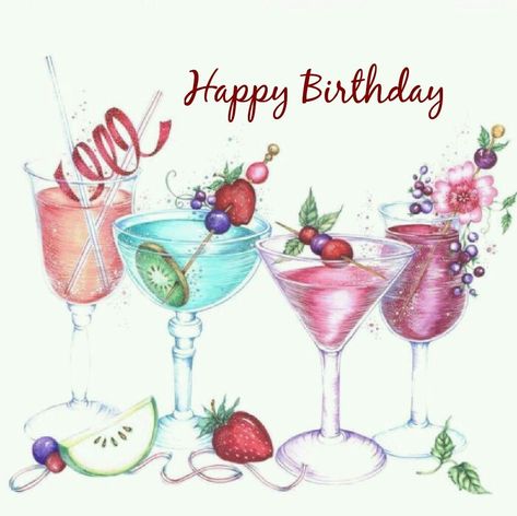 Happy Birthday Drinks, Happy Birthday Typography, Best Birthday Quotes, Birthday Wishes Greetings, Birthday Greetings Friend, Happy Birthday Art, Happy Birthday Greetings Friends, Birthday Drinks, Happy Birthday Friend