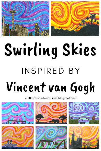 Van Gogh Art Lessons Elementary, Van Gogh Activities For Preschool, Elementary Class Art Projects, Picasso Art Projects For Middle School, Art Ideas For Classroom, Art Projects For Upper Elementary, Grade 3 Art Activities, Van Gogh For Kids Projects, Van Gogh Projects For Kids