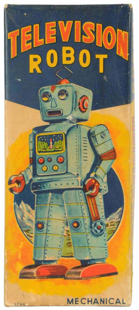 Television Robot Packaging Vintage Robots, Robot Illustration, Sci Fi Comics, Retro Robot, I Robot, Arte Robot, Space Toys, Vintage Packaging, Motif Vintage