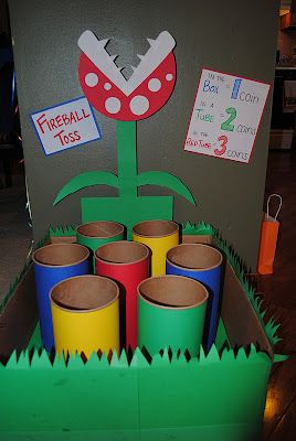 Super Mario Bros Activities, Video Game Birthday Party Games, Mario Party Game Ideas, Super Mario Activities, Diy Mario Party Decorations, Mario Crafts For Kids, Bowser Birthday, Bowser Party, Mario Themed Birthday Party