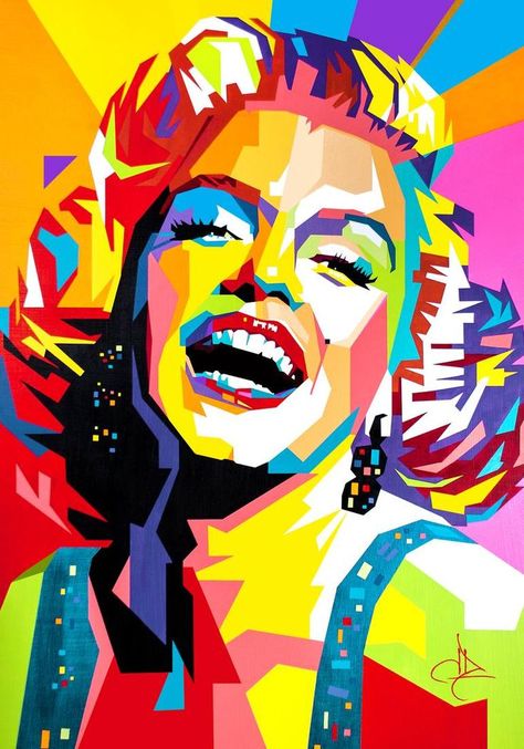 Marilyn - POP-WOW! Painting in 2022 | Pop art portraits, Pop art painting, Pop art images Portrait Celebrity, Pop Art Marilyn, Images Pop Art, Pop Art Face, ポップアート ポスター, Seni Pop, Wpap Art, Pop Art Images, Abstract Portrait Painting