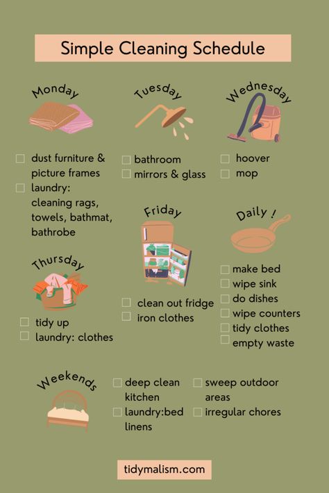 Simple Cleaning Schedule, Easy Cleaning Schedule, Rutinitas Harian, Garden Sink, Adulting 101, Beach Necessities, House Cleaning Checklist, Vie Motivation, Beach Hacks