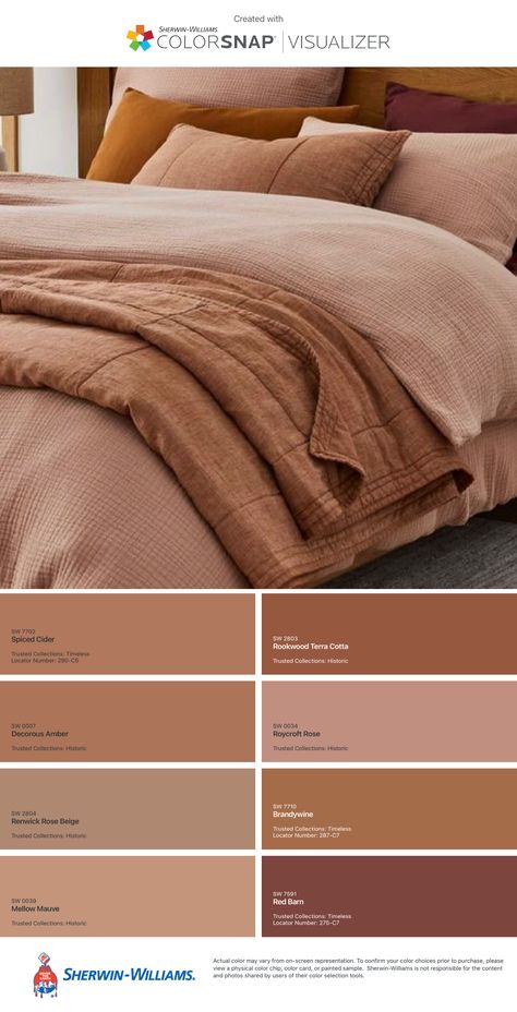 Desert Color Scheme Bedrooms, Soft Orange Living Room, Mocha Bedroom Ideas Colour Schemes, Peach And Tan Bedroom, Sandy Color Bedroom, Earth Tone Bedroom Terracotta, Beige Terracotta Bedroom, Bedroom Inspo Earth Tones, Terracotta Wallpaper Bedroom