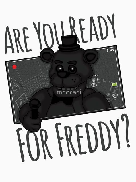 "Are You Ready?" T-shirt by mcoraci #Aff , #affiliate, #Ready, #shirt, #mcoraci Gabriel Name, Hatsune Miku Doll, Fnaf Memes, Fnaf Funny, Birthday Party Decoration, Fnaf Drawings, Fnaf Art, Art Memes, Are You Ready?