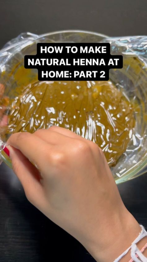 hennabyishaa on Instagram: Make natural henna at home: Part 2! Recipe from previous video: 100 g natural henna powder (using @_mm_usa @sell_mehandi powder in this… How To Make Henna Powder, How To Make Homemade Henna, Diy Henna Tattoo Recipe Without Powder, How To Make Henna Without Henna Powder, Henna Recipe For Skin, Homemade Henna Recipe, Diy Henna Recipe, How To Make Henna At Home, How To Make Henna Paste