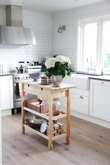 Kitchen storage cart