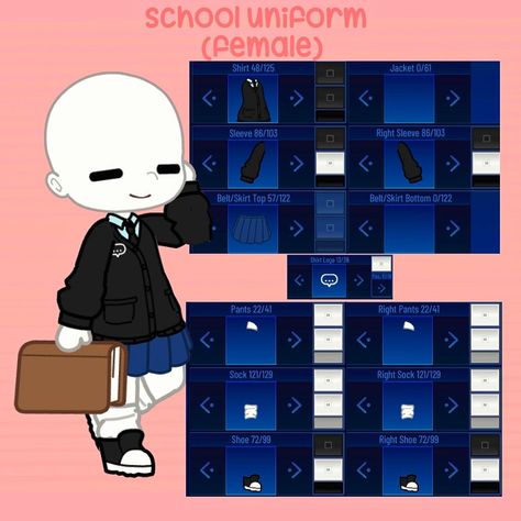 Gacha Club School Outfit Ideas, Gacha Club Outfit Uniform, Gacha Uniform Ideas School, Suit Gacha Club, Gacha Club Uniform, Gacha Club Uniform Ideas, Gacha Life School Uniforms, Gacha Uniform Ideas, Gacha Club School Uniform Ideas