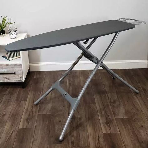 homz-durabilt-freestanding-ironing-board-alt-0921 Hanging Ironing Board, Compact Ironing Board, Tabletop Ironing Board, Ironing Station, Steam Clothes, Iron Rest, Tiny Laundry Rooms, Ironing Boards, Ironing Board Covers