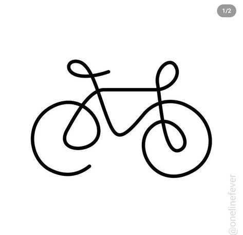 Bicycle Line Art, One Line Art Easy, Bike Line Art, Bike Doodle, Bicycle Embroidery, Bike Tattoos, Wire Knitting, Bike Sketch, Quilting Designs Patterns