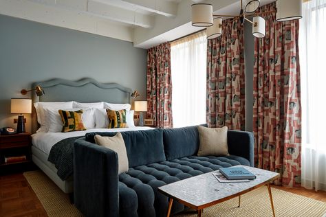 A First Look Around The New Soho House In White City Shepherds Bush Soho House White City, European Hotel, Interior Design Courses, House Bedrooms, White City, Soho House, Online Interior Design, City House, Guest Bedroom