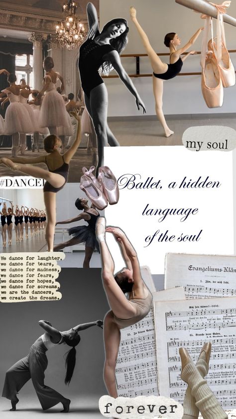 #ballet #balletcore#collage #wallpaper Ballet Mood Board, Ballet Aesthetic Wallpaper, Ballet Collage, Ballerina Wallpaper, Better When Im Dancing, Dancer Things, Ballet Wallpaper, Barre Ballet, Energy Aesthetic