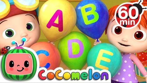 ABC Song with Balloons | +More Nursery Rhymes & Kids Songs - CoCoMelon - YouTube Abc Song, Nursery Rhymes Songs, Abc Songs, Teaching Colors, Rhymes For Kids, Bunny Pictures, Learning The Alphabet, Fall Kids, Kids Songs