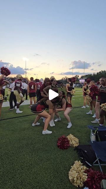 Florida High Cheerleading on Instagram: "When the stunt smacks 💥🌟
We can't wait to be back on the sidelines on Friday night cheering on our Noles 🍢💛❤️ 

#cheerleading #highschoolcheer #stunts #hscheer #cheerstunts #sidelinecheer #gonoles" High School Cheer Stunts, Cheer Stunts High School, Cheerleading Tryouts Highschool, Highschool Cheer Pyramids, Cheerleading Level 1 Stunts, Highschool Stunts Cheerleading, Sideline Cheer, Jv Cheer Stunts, High School Cheer