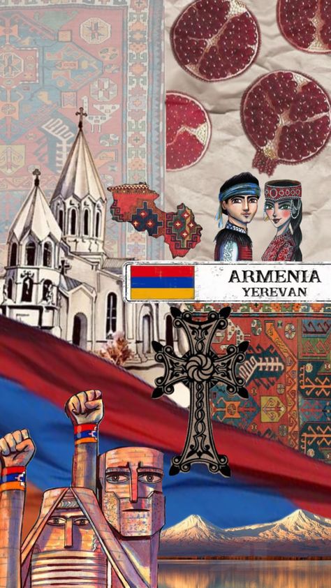 Armenia🇦🇲 Armenian Culture, Yerevan Armenia, Travel Collage, People Of The World, Exotic Flowers, Armenia, Aesthetic Art, Beautiful Pictures, Projects To Try