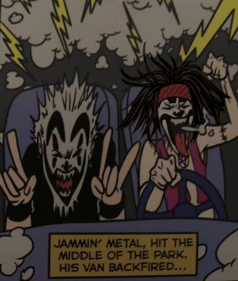 ICP, Insane Clown Posse, Shaggy 2 Dope, Violent J Walking, Shaggy 2 Dope, Violent J, Clown Posse, Insane Clown Posse, Insane Clown, Metal Head