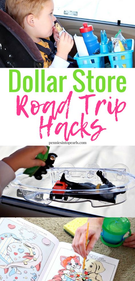 New road trip hacks all using dollar store items. The water color paint book looks like a really cool road trip hack! Toddler Road Trip, Trip Hacks, Road Trip Activities, Road Trip Packing, Road Trip With Kids, Camping Checklist, Family Road Trips, New Roads, Road Trip Hacks