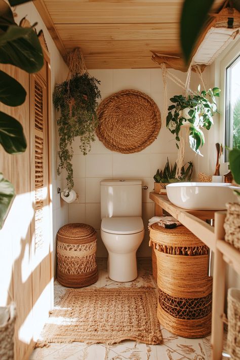 Sustainable tiny bathroom. Bamboo accessories with composting toilet and neutral tones.

Is it possible to rinse off the day while also being kind to our planet? Absolutely! In a world intent on preserving its charm and vitality, adopting an eco-friendly lifestyle has never been more crucial. And where better to start than in the heart of your home - your bathroom?…

Read more: https://tastyinteriors.com/generated-post-67-eco-friendly-bathroom-design-tips/ Bathroom With Bamboo Accents, Bamboo Bathroom Ideas, Bathroom Bamboo, Bamboo Accessories, Marble Rock, Bamboo Bathroom, Composting Toilet, Being Kind, Tiny Bathroom