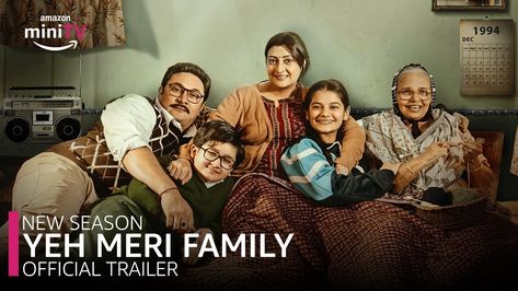 Yeh Meri Family - New Season - Official Trailer - 2023 | Amazon miniTV Juhi Parmar, Family Tv Series, Parent Teacher Meeting, Family Series, Mini Tv, Family Tv, Best Superhero, 90s Era, Childhood Days