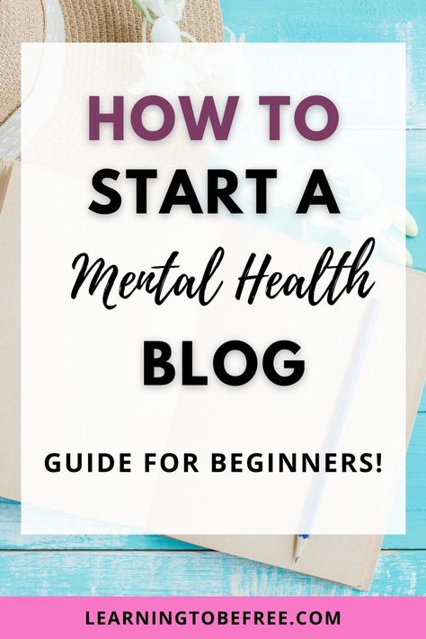 Start A Mental Health Blog Today! Mental Health Blogging Ideas To Help You Start A Blog - are you interested in starting a mental health blog but not sure how to start a blog? this post is for you! It is a super simple guide to starting a mental health blog and helps you come up with a mental health blog name as well as mental health blog posts ideas! click through to learn more about how to start a mental health blog today or how to start a personal development blog Health Blog Ideas, Mental Health Blogs, Therapy Business, Importance Of Mental Health, Health Blogs, Blogging Ideas, Health Blogger, Happy Minds, Wellness Blog