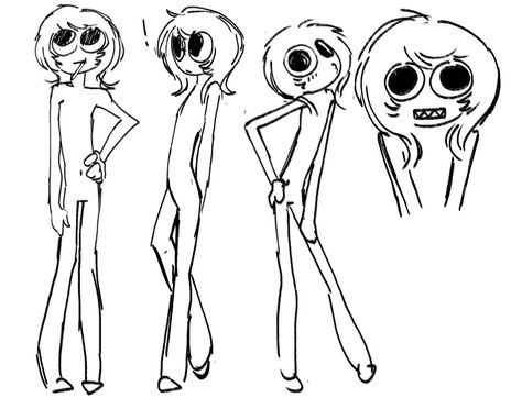 Silly Bugs Drawing, Alien Anatomy Concept Art, Human Atanomy Art, Tv Character Design, Face Forward Drawing Reference, Draw This Character In Your Style, Give Me 6 Characters To Draw Template, Character Base Drawing Pose Reference, Cartoony Pose Refrences