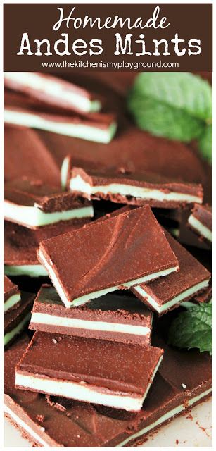 Andes Mint Recipes, Andes Candies, Sweet Dip, Andes Mints, Chocolate Bowls, Dessert Board, Andes Mint, Mint Recipes, Candy Recipes Homemade