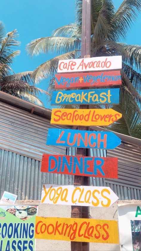 Vegan food @Avocado Cafe in Agonda, Goa #travel #goa #india #agonda #vegan #signpost #photography Avocado Cafe, Goa Food, Wooden Cafe, Goa Travel, Goa Wedding, Anniversary Logo, Sign Post, Goa, Food Festival