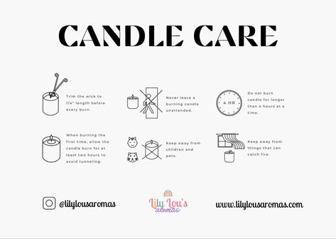 Showcase Decoration, Candle Care Instructions, Candle Photography Ideas, Candle Care Card, Candle Photography, Light A Candle, Graphic Design Tutorials Learning, Candles Photography, Candle Studio