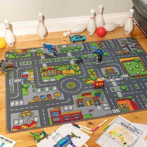 Interactive Playroom, Nursery Games, Road Rug, Road Kids, Carpets For Kids, Farm Activities, Alternative Gifts, Play Rug, Town Car