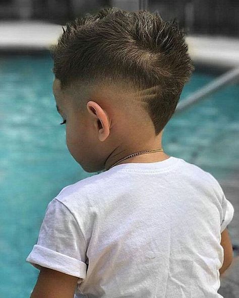 Trendy & Cute Little Boy Haircuts - Top Styles for Toddlers & Kids Lil Boy Haircuts, Boys Fade Haircut, Boys Haircut Styles, Baby Haircut, Mohawk Haircut, Boy Haircuts Short, Toddler Haircuts