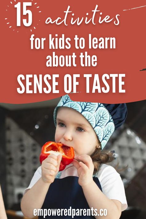 Taste Activities For Preschoolers, Sense Of Taste Activities, Taste Activities, Food Activities For Toddlers, Games In The Classroom, 5 Senses Activities, Ideas For Cooking, Taste Sense, Sensory Activities For Preschoolers