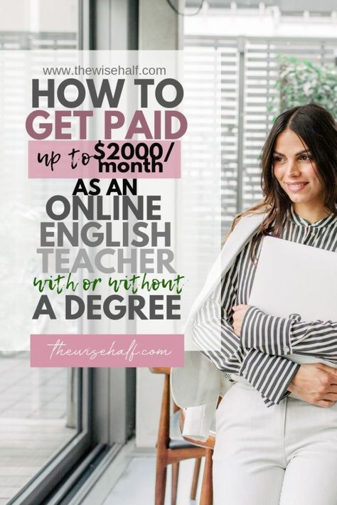 Want to teach english online, no degree? No esperience? Let me show you how you can increase your pay on teaching english as a second language to kids ans adults. Here’s 10 Useful Tips and Tricks For Online English Teaching To Increase Income. #teachenglishonline #teachingenglish #makemoneyteachingenglish #thewisehalf Teaching English As A Second Language, Online English Teaching, How To Teach English, Online Teaching Jobs, Online English Teacher, Teach English Online, Teach English To Kids, Sahm Jobs, Teaching Business